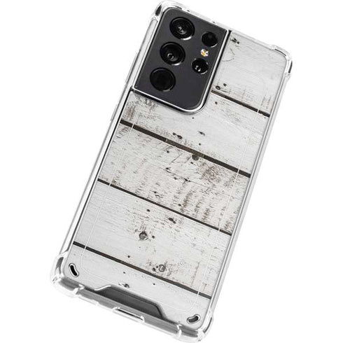 Weathered Wood Galaxy S21 Ultra 5G Clear Case
